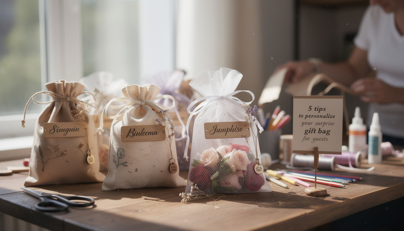 découvrez 5 astuces simples et créatives pour personnaliser vos sachets surprises et ravir vos invités lors de vos événements.