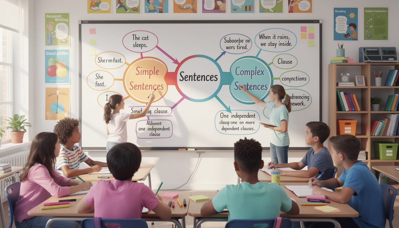 découvrez comment maîtriser les phrases simples et complexes grâce à une carte mentale efficace. apprenez facilement la syntaxe et améliorez votre compréhension du français.