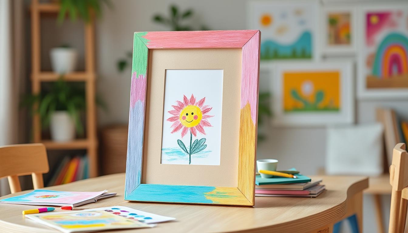 découvrez comment sélectionner les couleurs idéales pour un cadre photo décoré destiné à une chambre d'enfant, afin de créer une harmonie parfaite avec la décoration existante et d'apporter une touche de douceur et de gaieté à l'espace.