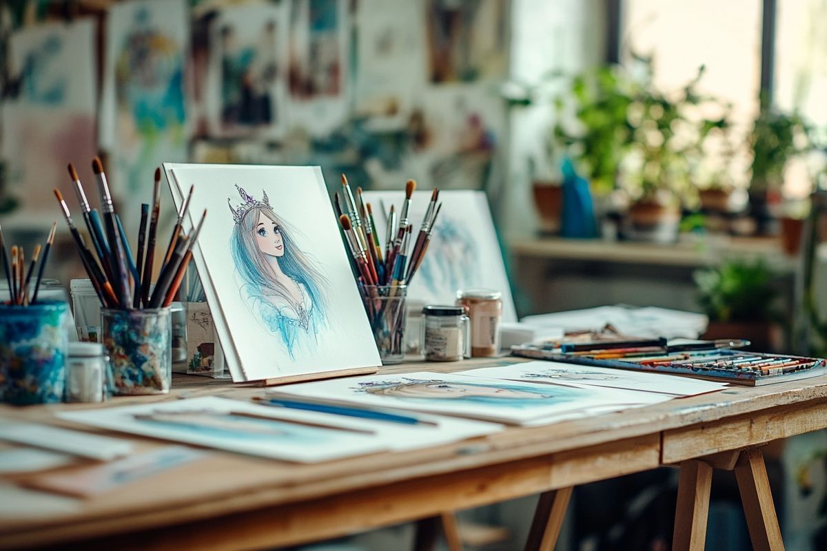 Coloriage d'une princesse : les bienfaits sur le développement des enfants