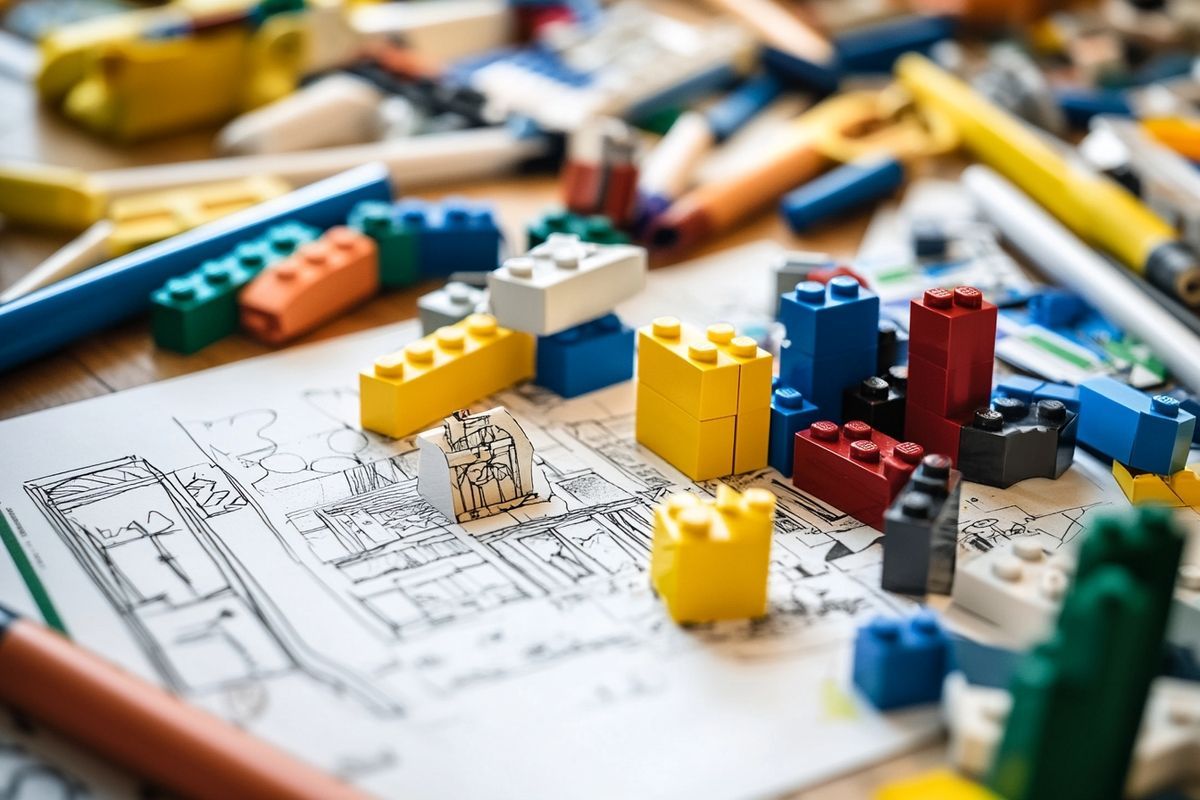 Coloriage lego et développement moteur chez les jeunes enfants