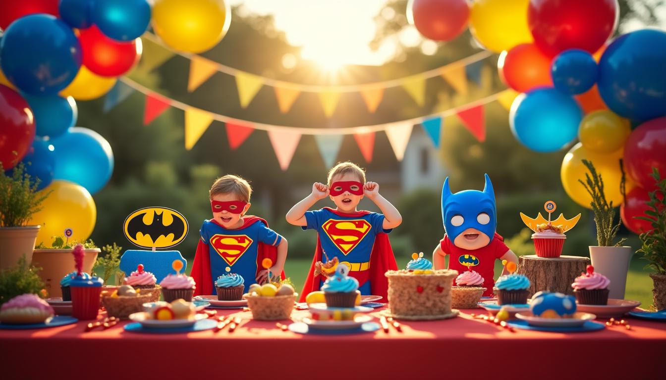 découvrez nos conseils pratiques pour choisir le thème parfait de super héros pour la fête de votre enfant. idées d'ambiance, de décorations et d'activités pour une célébration inoubliable !