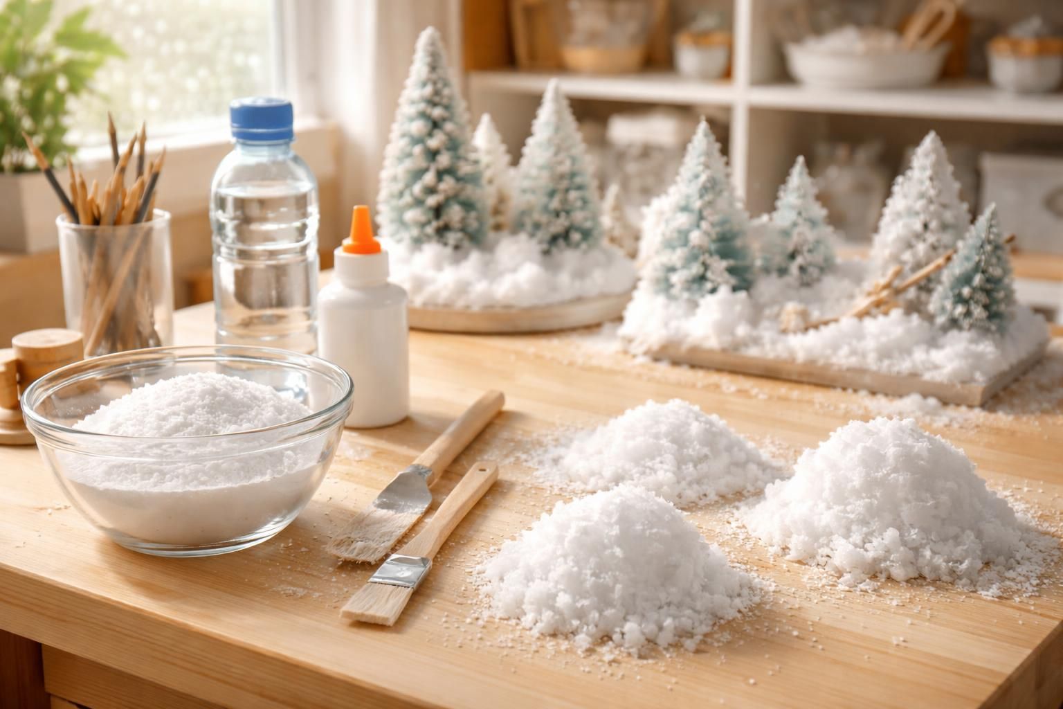découvrez comment fabriquer de la fausse neige facilement pour sublimer vos créations artistiques originales avec des matériaux simples et économiques.