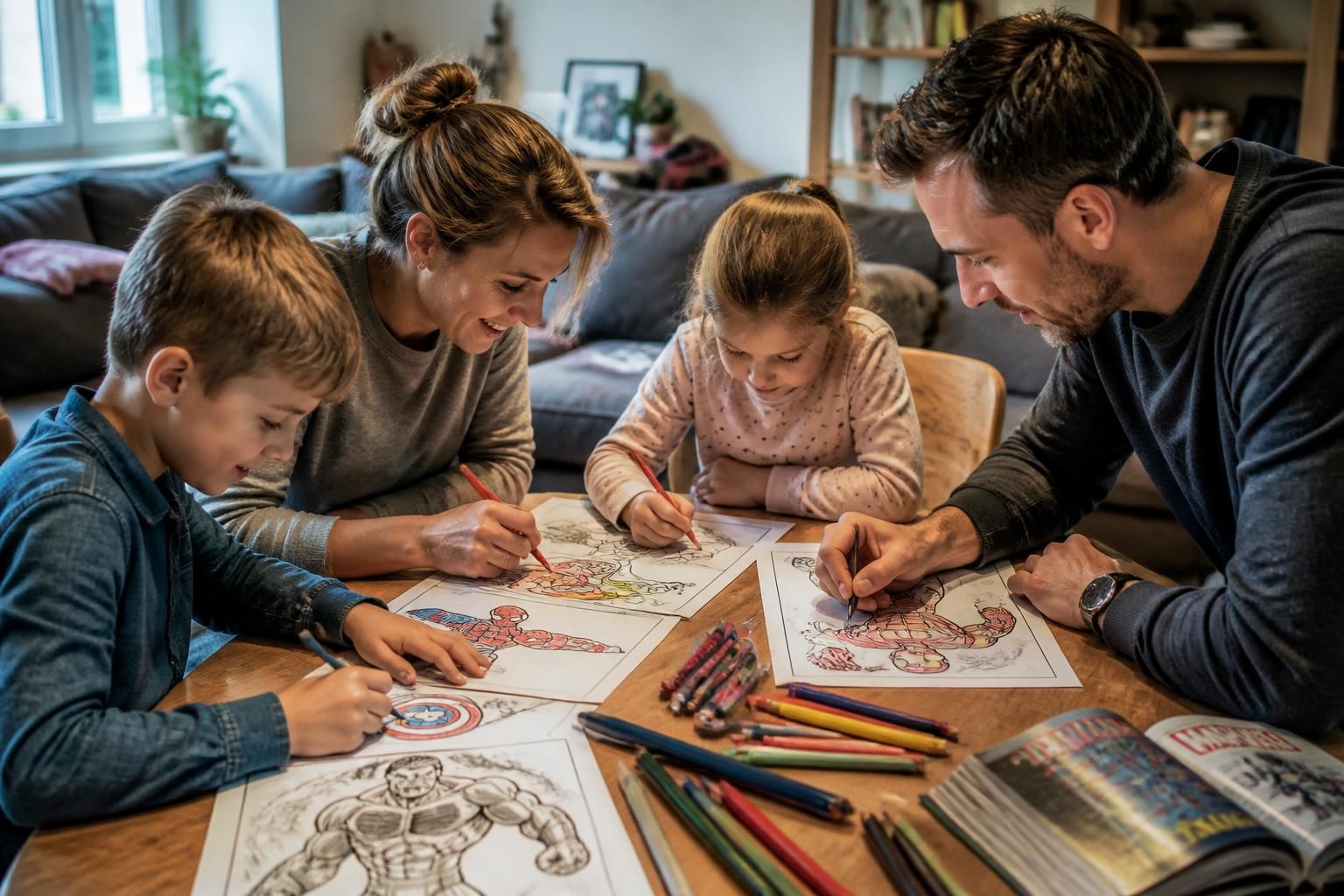 découvrez comment organiser une session de coloriage marvel à imprimer en pdf pour toute la famille, avec des conseils pratiques et des idées pour un moment ludique et créatif.
