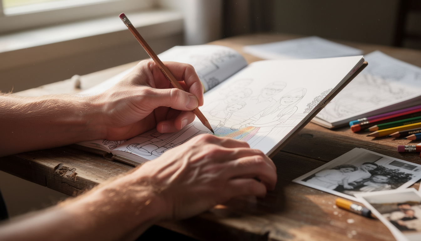 apprenez à créer facilement votre propre livret de coloriage souvenir personnalisé pour des moments uniques et mémorables.