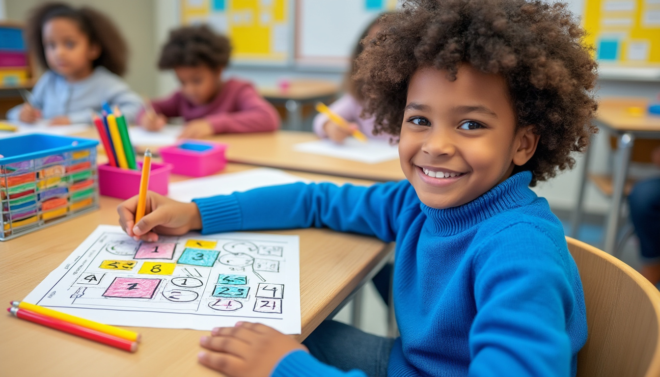 découvrez comment le coloriage magique des tables de multiplication rend l’apprentissage des maths ludique et efficace pour les enfants tout en stimulant leur mémoire et leur motivation.