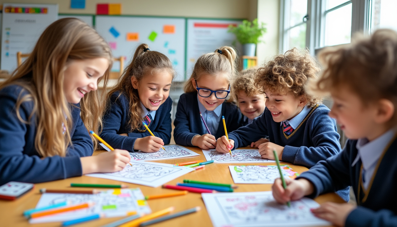 découvrez comment le coloriage magique des tables de multiplication allie apprentissage et amusement, pour aider les enfants à mémoriser facilement leurs multiplications tout en s'amusant à colorier !
