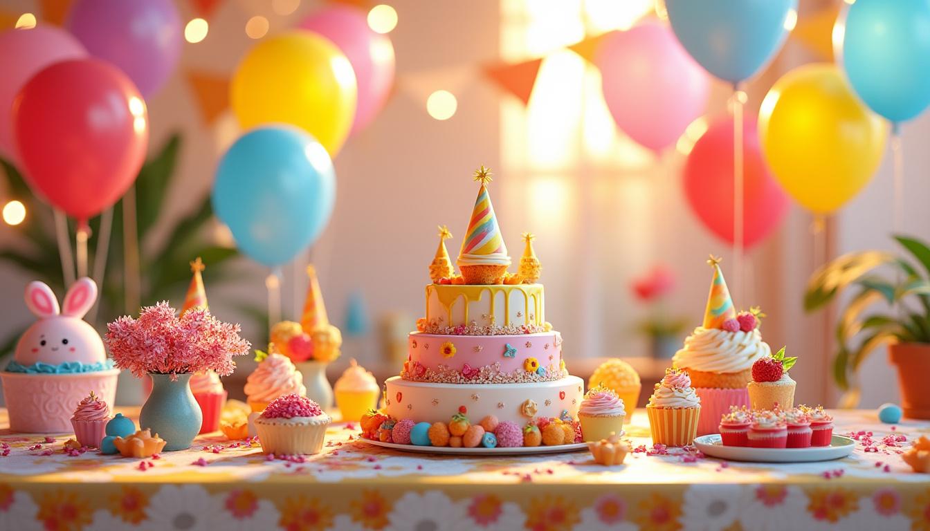 trouvez des idées originales et amusantes de centres de table pour rendre les fêtes d'anniversaire des enfants encore plus joyeuses et mémorables.