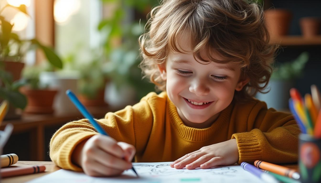 explorez comment le coloriage de marcus stimule la créativité, améliore la concentration et favorise le bien-être des enfants.