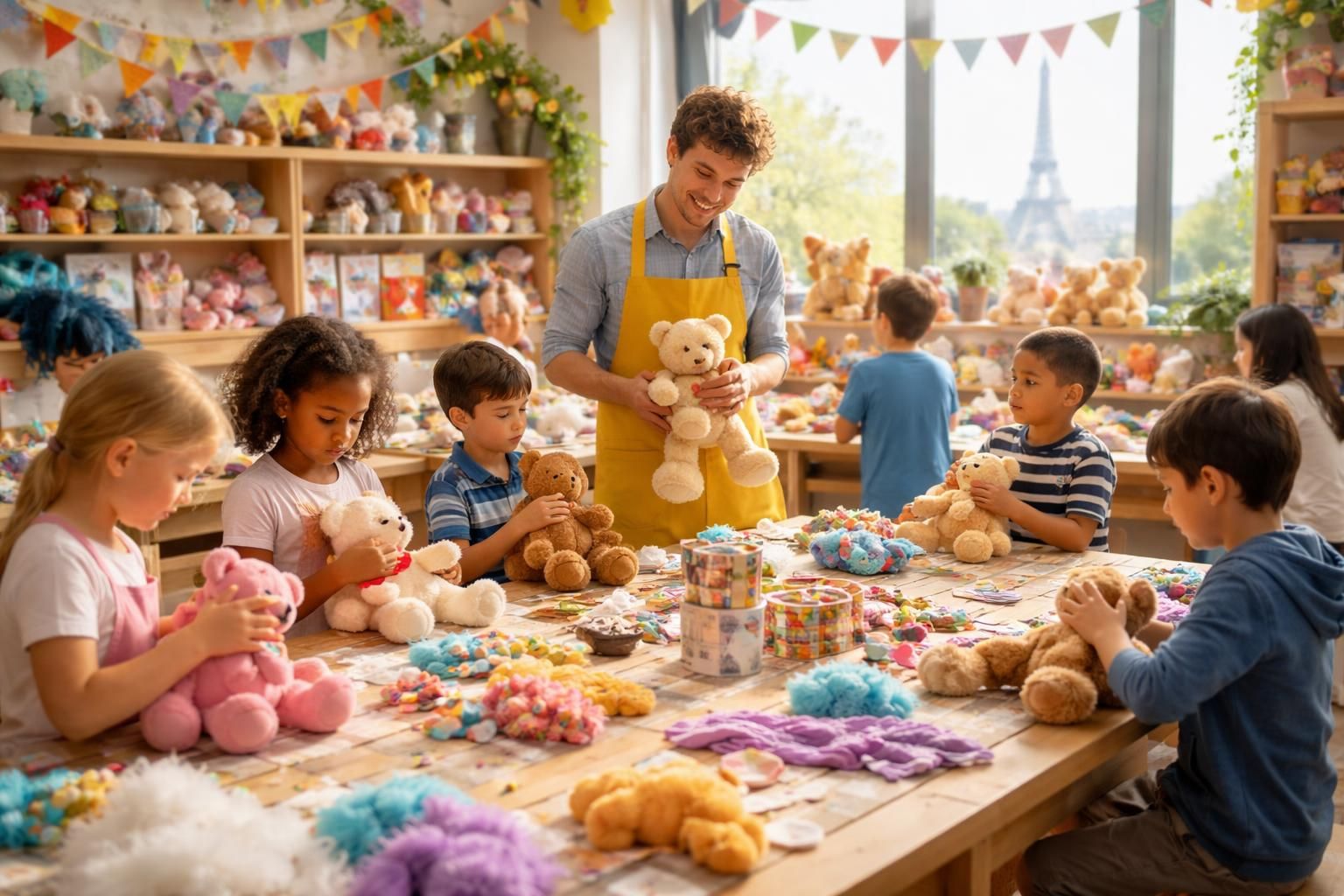découvrez le workshop build a bear à paris, une expérience unique pour éveiller la créativité de votre enfant en fabriquant son propre ours en peluche personnalisé.