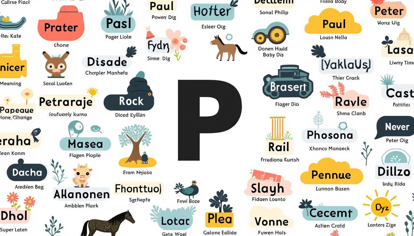 découvrez une sélection unique de prénoms de garçon commençant par la lettre p, pour trouver le prénom parfait qui correspond à votre style et à vos envies.