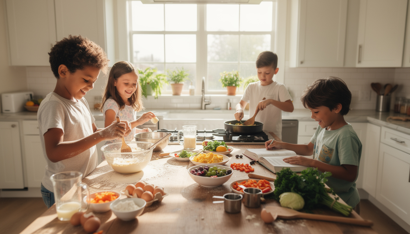 découvrez comment rendre la cuisine ludique en préparant un goûter avec les enfants, pour un moment convivial et éducatif.