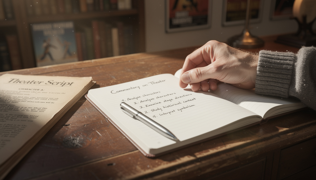 découvrez notre guide ultime pour rédiger un commentaire de texte sur le théâtre, avec un corrigé détaillé étape par étape pour maîtriser cet exercice clé.