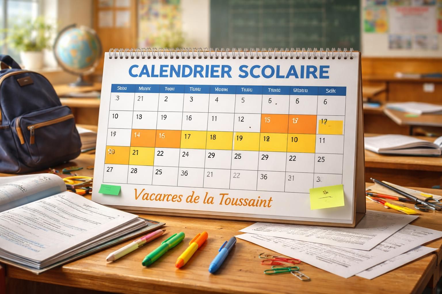 découvrez comment les dates des vacances de la toussaint influencent le calendrier scolaire et l'organisation de l'année scolaire en france.