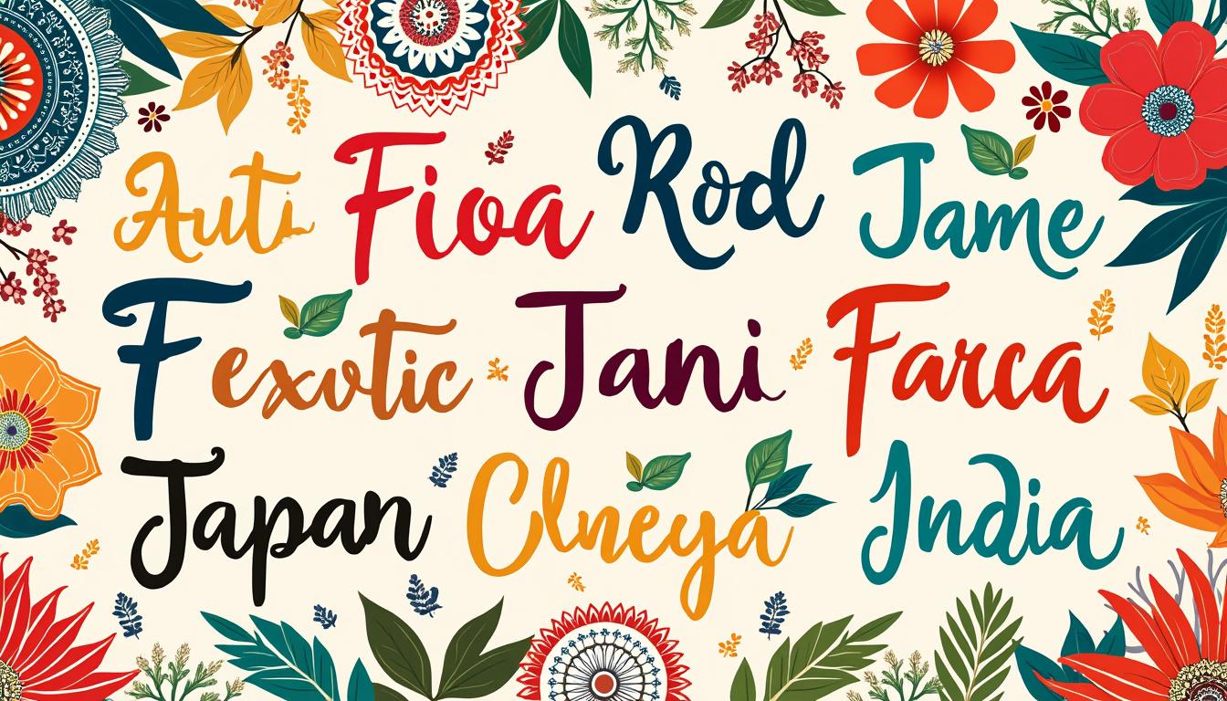 découvrez la magie des prénoms exotiques avec notre liste unique de prénoms de garçon commençant par la lettre f, alliant originalité et charme.