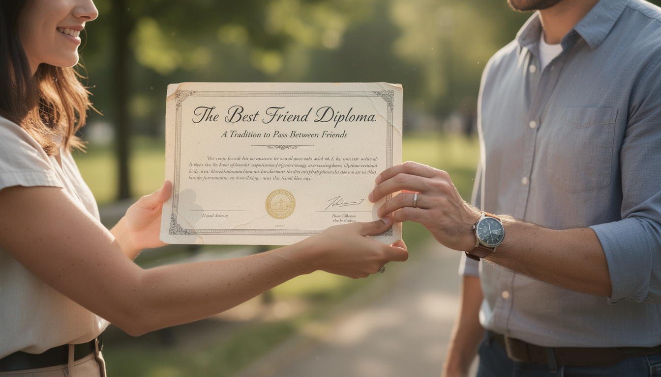 découvrez la tradition du diplôme du meilleur copain, un symbole d'amitié à transmettre et à célébrer entre amis pour renforcer vos liens.