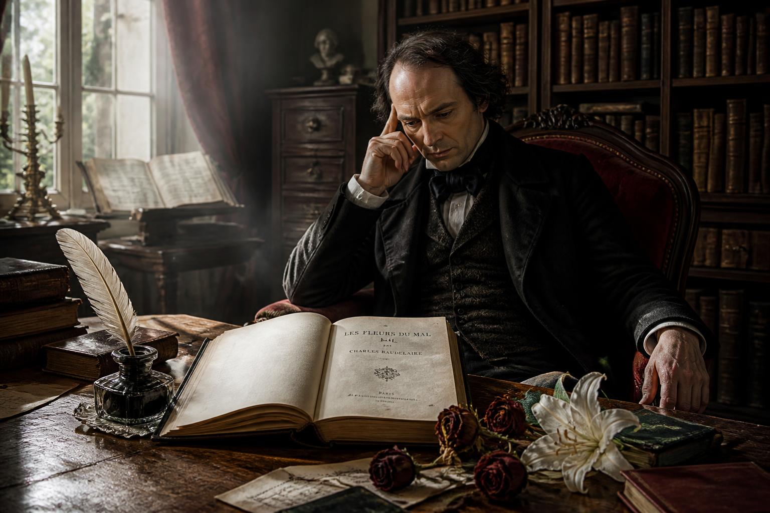 découvrez le génie de baudelaire à travers "les fleurs du mal" : un résumé des inspirations qui ont nourri ce chef-d'œuvre de la poésie française.