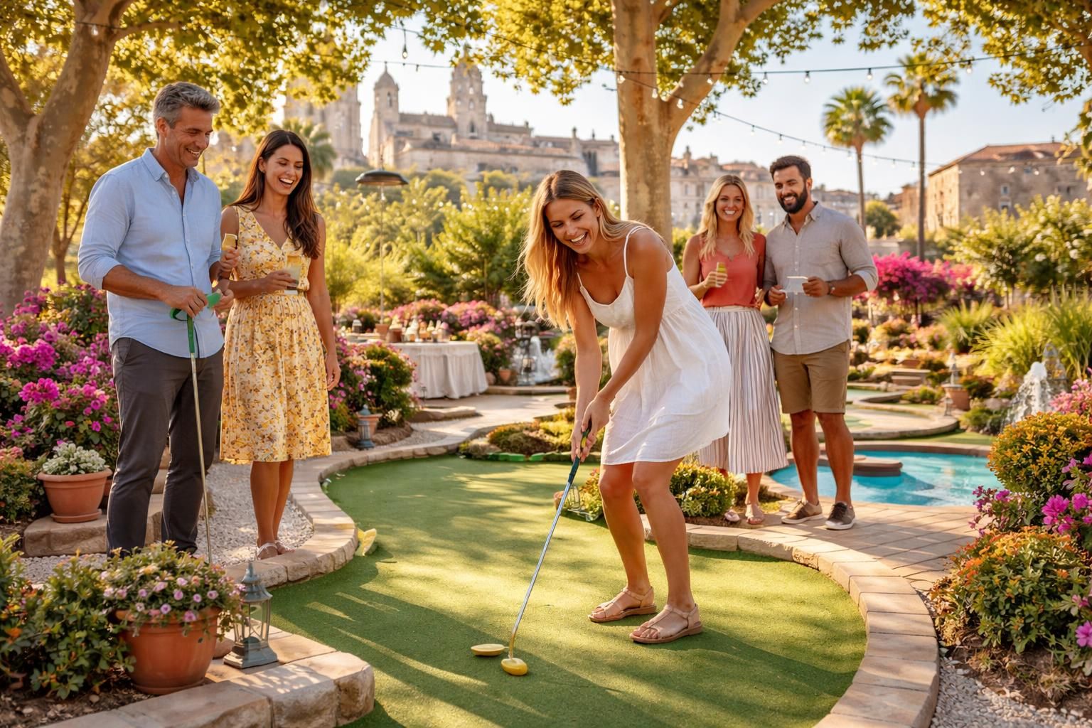 découvrez le mini golf à béziers, une activité originale et ludique parfaite pour animer vos événements privés entre amis ou en famille.