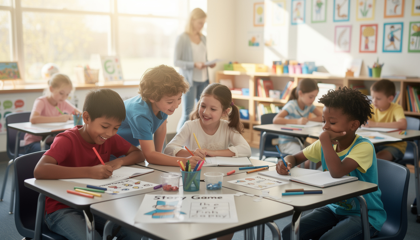 découvrez comment les jeux d'écriture pour enfant stimulent la créativité tout en s'amusant, un outil ludique idéal pour développer l'imagination et l'expression personnelle.