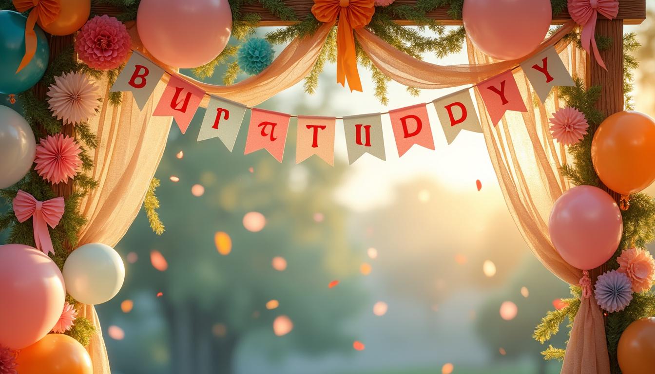 découvrez notre sélection des meilleures guirlandes joyeux anniversaire pour enfants, parfaites pour créer une ambiance festive et rendre chaque fête inoubliable.