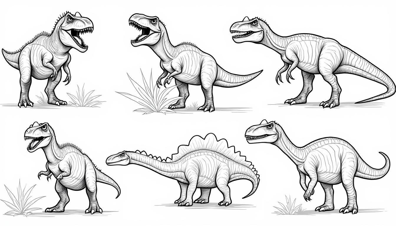 découvrez les meilleures ressources en ligne pour télécharger gratuitement des coloriages de dinosaures à imprimer en pdf, parfaits pour divertir et éveiller la créativité des enfants.