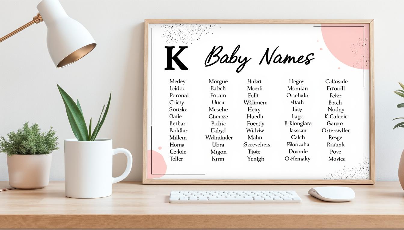 découvrez les tendances 2025 avec notre liste des prénoms de fille commençant par la lettre k, alliant originalité et modernité pour inspirer votre choix.