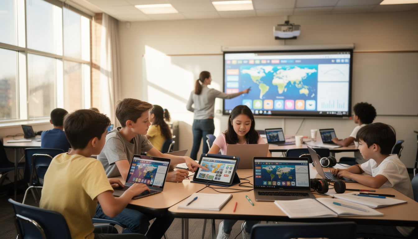 découvrez comment intégrer efficacement la technologie dans l'enseignement pour organiser un cours en classe dynamique et interactif.