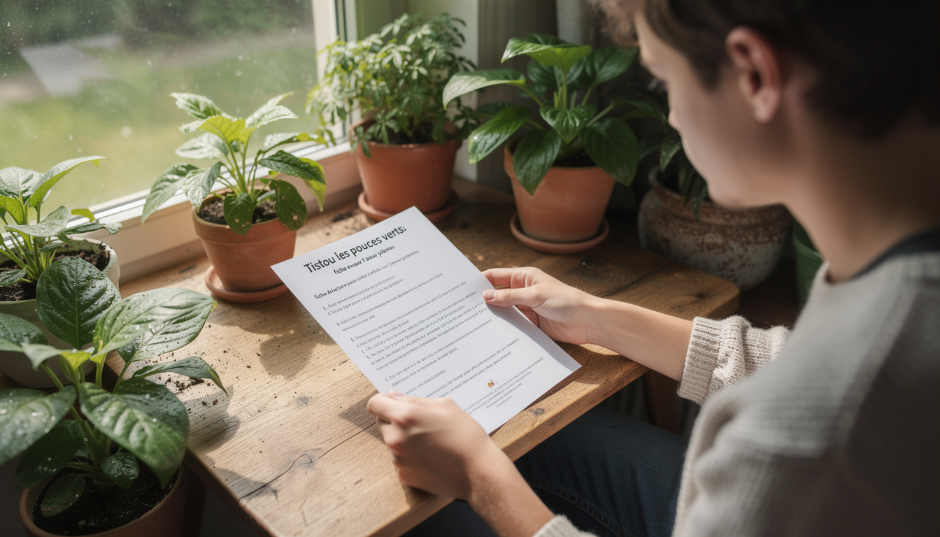découvrez la fiche de lecture de 'tistou les pouces verts' pour éveiller l'amour des plantes chez les enfants et encourager leur curiosité pour la nature.