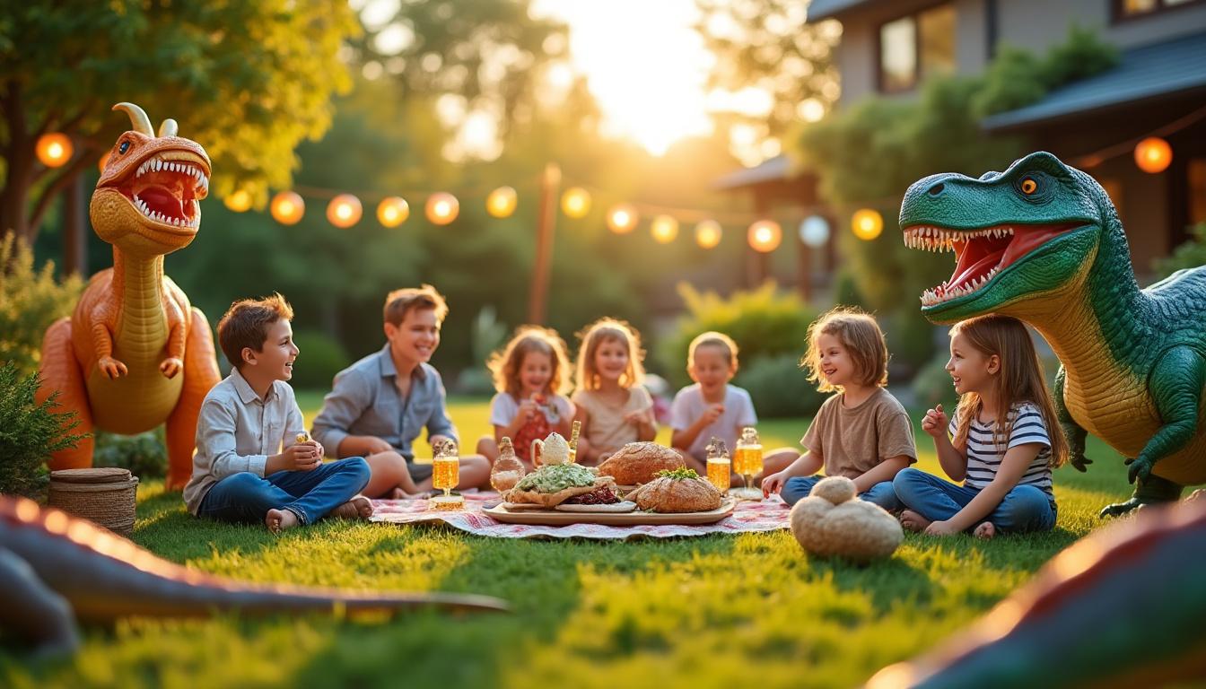 découvrez comment transformer facilement votre jardin en un terrain de jeu préhistorique pour enfants grâce à nos astuces simples et amusantes autour du thème des dinosaures.
