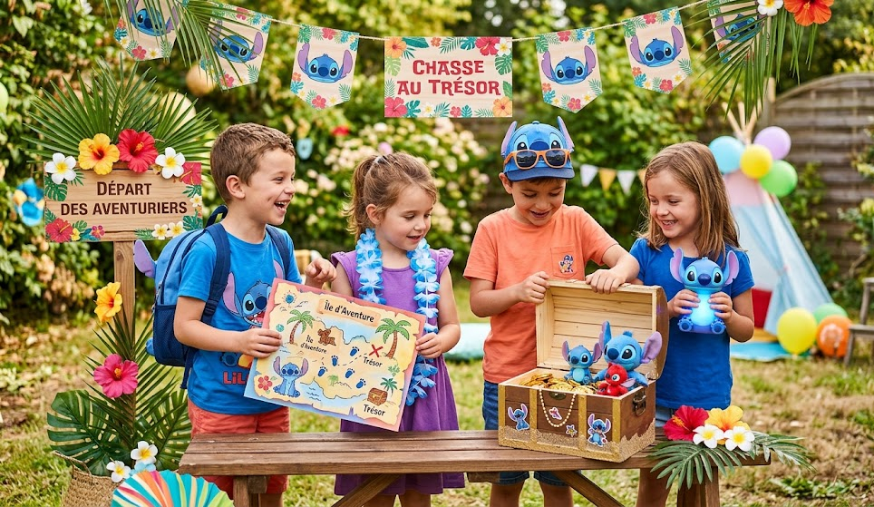 chasse au trésor Stitch