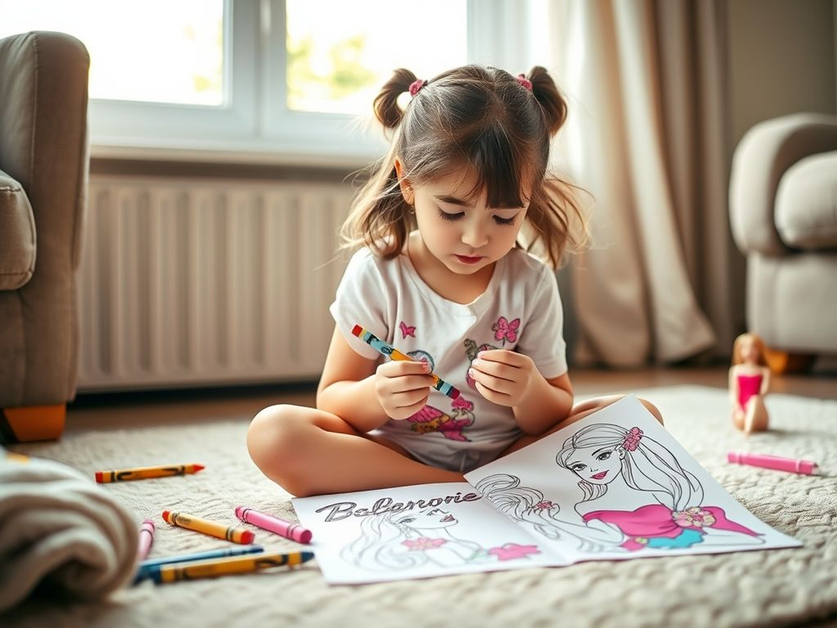 coloriage barbie