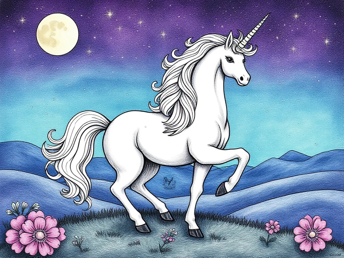 dessins licorne